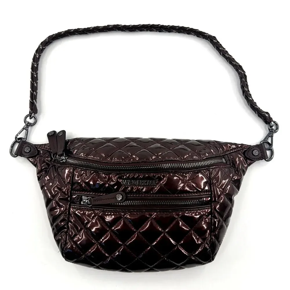 MZ Wallace Bordeaux Crosby Small Crossbody Sling Bag - Picture 3 of 10